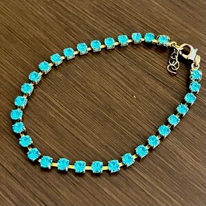 Aquamarine Tennis Bracelet